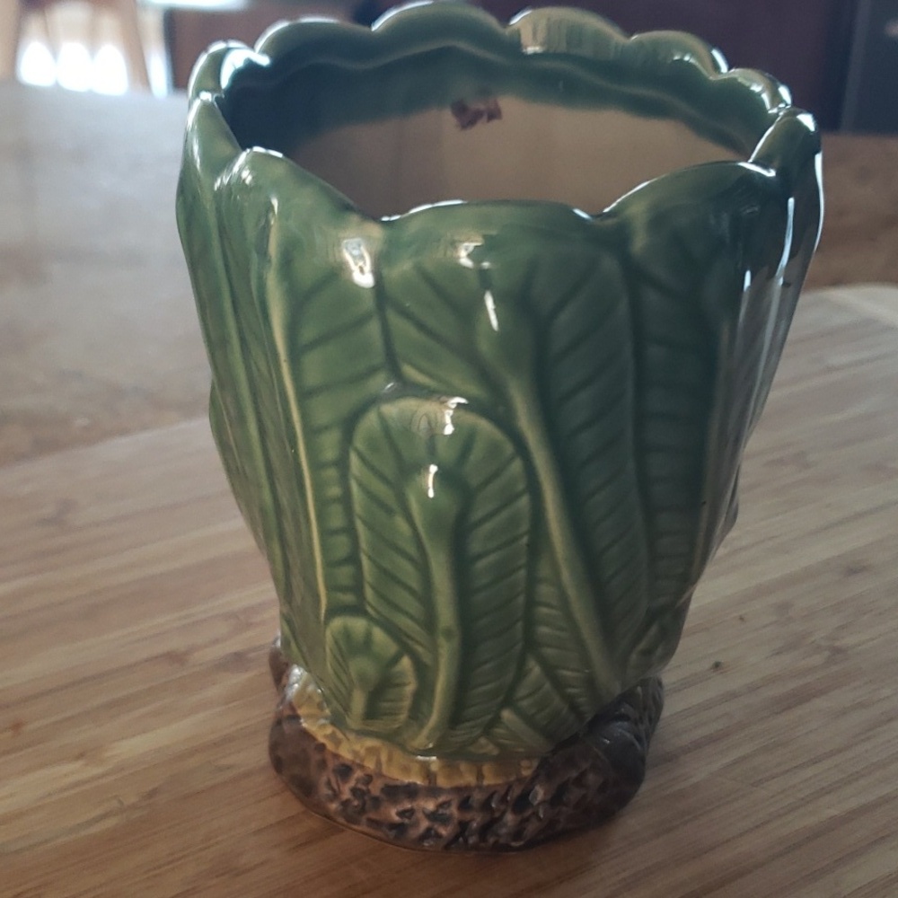 Vintage Green Pheasant Planter, Colorful Game Bird Planter. - Picture 6 of 16